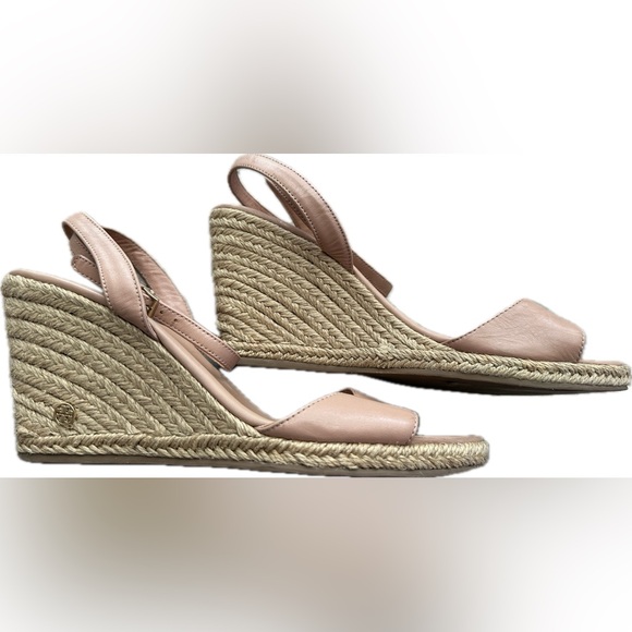 Tory Burch Leather Wedges - Picture 1 of 6